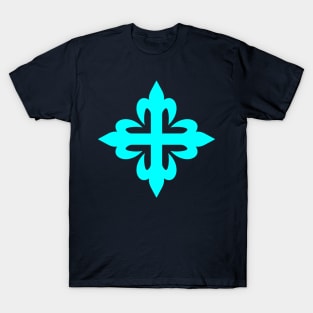 Florentine cross (aquamarine) T-Shirt